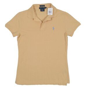 NEW Vintage Polo Ralph Lauren Polo Shirt! S or M Weathered Yellow Skinny Fit